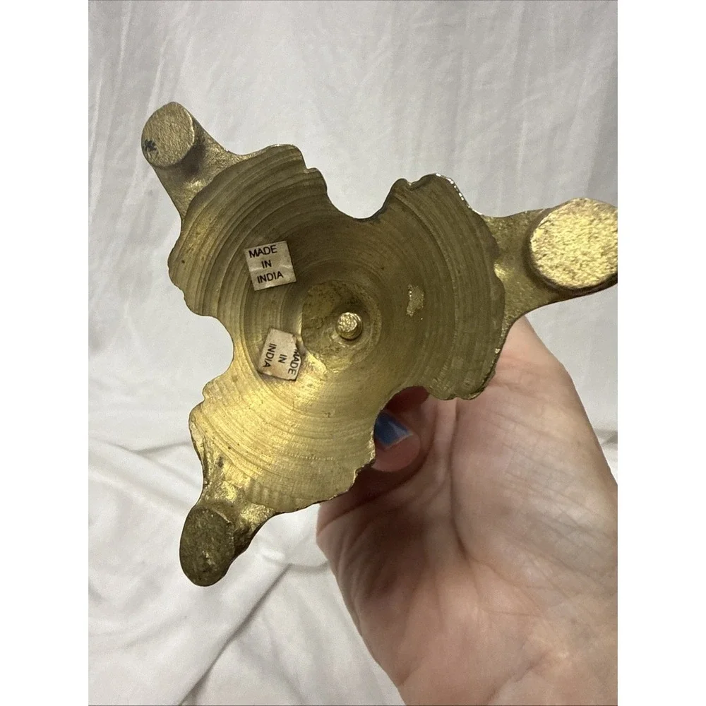 Vintage Celestial Brass Cherub 9